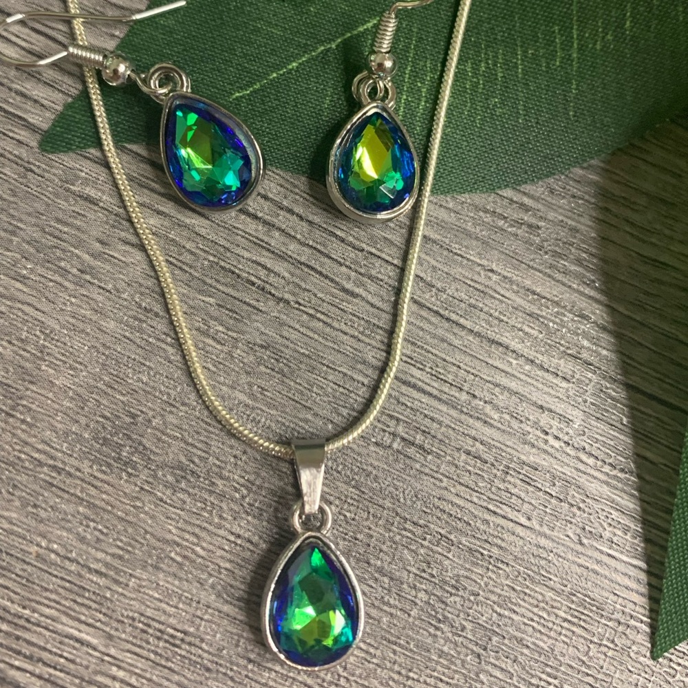 Peacock blue